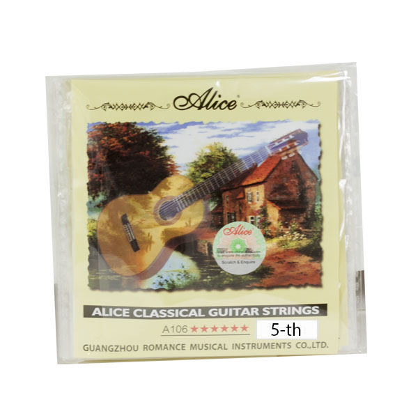 Alice - Pack 10 Cuerdas Guitarra Clasica Nº5 A106H-5 Alice - Pack 10 Cuerdas Guitarra Clasica Nº5 A106H-5
