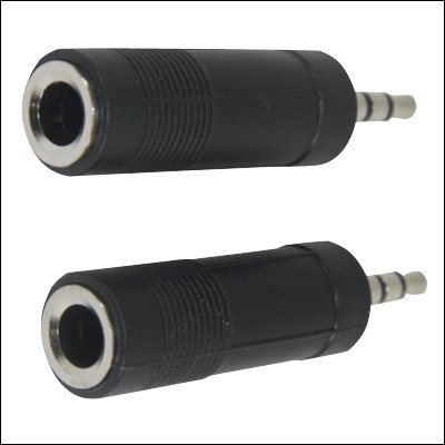 Kirlin - 2612X2 Blister 1/4" Stereo F - 3.5mm Stereo M