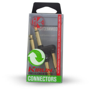 Kirlin - 2631Bgzx2P Blister Adaptador Pedal 1/4" - 1/4"Mono Asimetrico