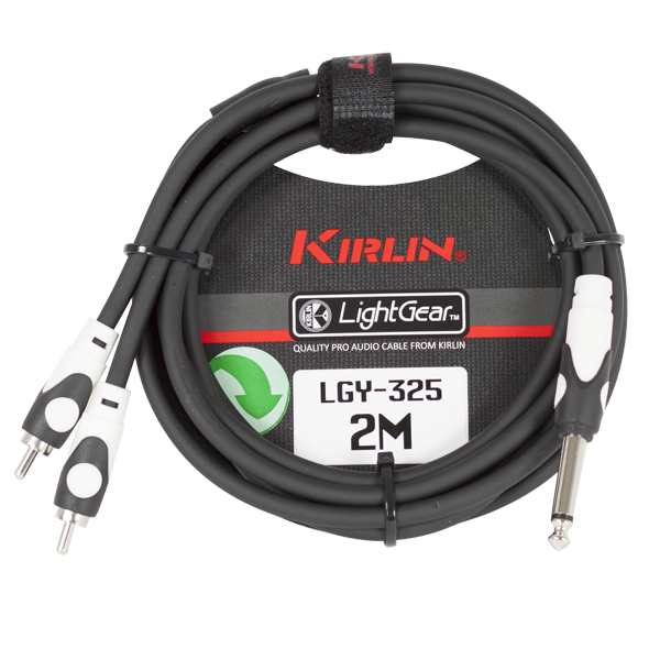 Kirlin - Cable Audio Lgy-325-2M Jack M - 2 Rca Kirlin - Cable Audio Lgy-325-2M Jack M - 2 Rca