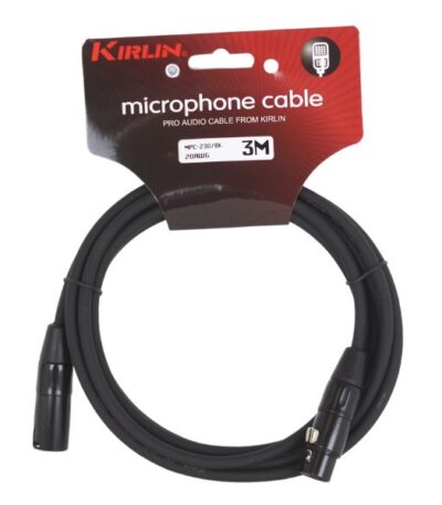 Kirlin - Cable Standard Micro Mpc-230-3M Xlr M - Xlr F 20 Awg