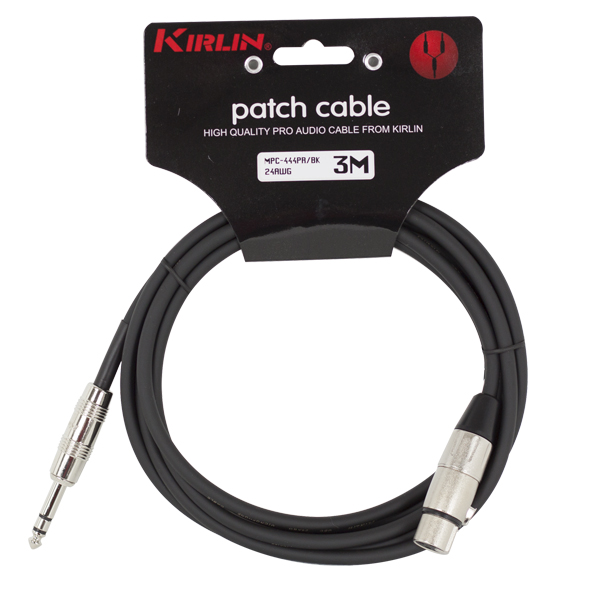 Kirlin - Cable Standart Micro Mpc-444Pr-3M Jack - Xlr F 24 Aw Kirlin - Cable Standart Micro Mpc-444Pr-3M Jack - Xlr F 24 Aw