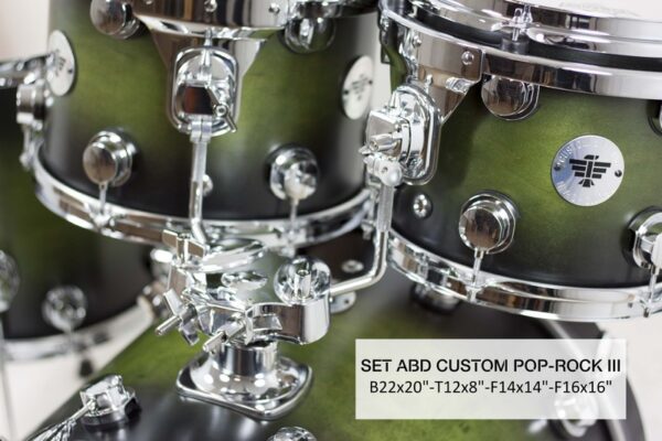 Santafe Drums - Set Abd Custom Pop-Rock III 22X18/12X8/14X14F/16X16F