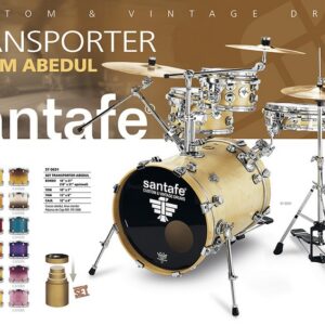 Santafe Drums - Set Transporter Abedul 18X21-10X7-13X8-12X4"St0034