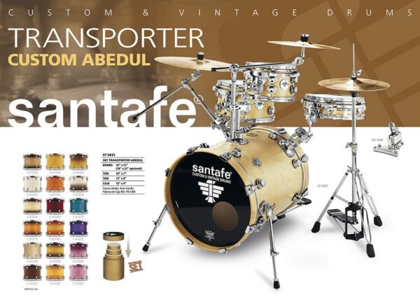 Santafe Drums - Set Transporter Abedul 18X21-10X7-13X8-12X4"St0034